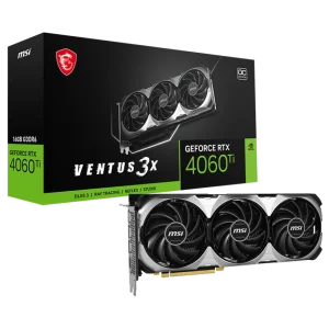Tarjeta de Video Msi GeForce RTX 4060 Ti: Potencia Gráfica con 4352 Núcleos CUDA, 16GB DDR6, 128 bit, PCI Express X8 4.0, 1x HDMI, 3x DP